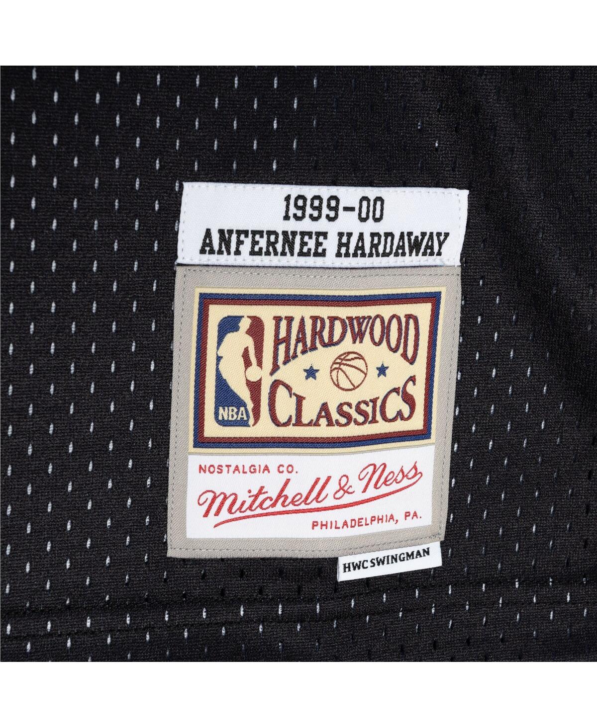 Men's Mitchell & Ness Penny Hardaway Black Phoenix Suns Hardwood Classics 1999-00 Split Swingman Jersey - Black