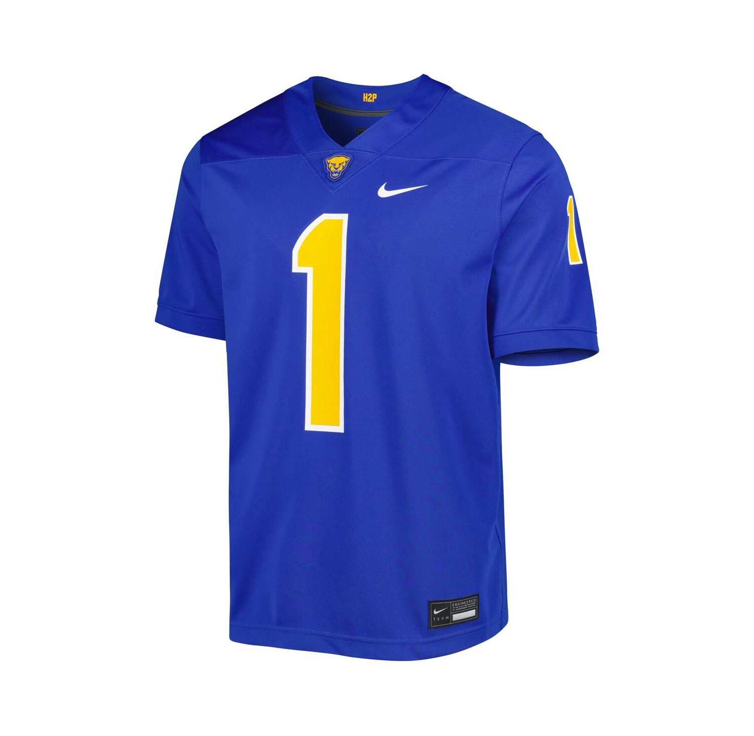 Men's #1 Royal Pitt Panthers Untouchable Football Jersey
