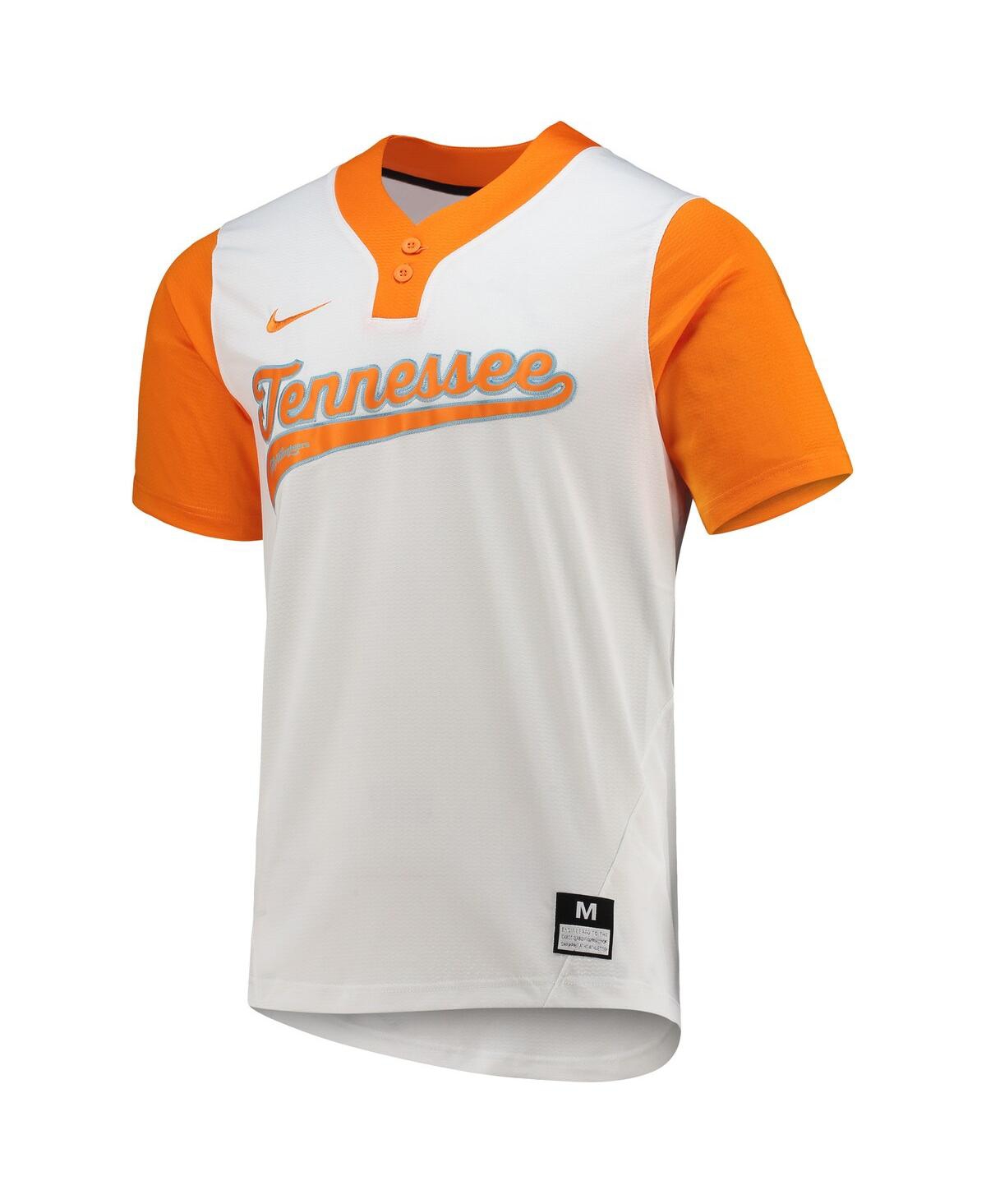 Men's and Women's NikeTennessee Volunteers Two-Button Replica Softball Jersey - White