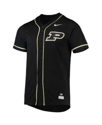 Men's Black Purdue Boilermakers Replica Baseball Jersey