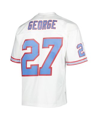 Men's Eddie George White Houston Oilers 1996 Legacy Replica Jersey