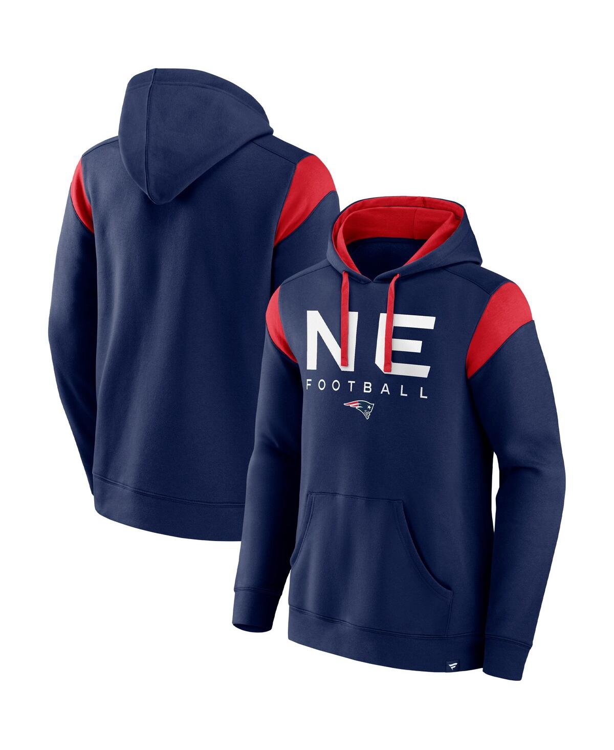 Men's FanaticsNew England Patriots Call The Shot Pullover Hoodie - Navy