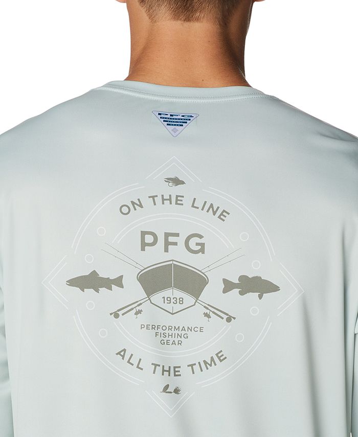 T-shirt Columbia Terminal Tackle PFG Pêche - Orange, Manches Longues, Taille S - Neuf Sans étiquettes