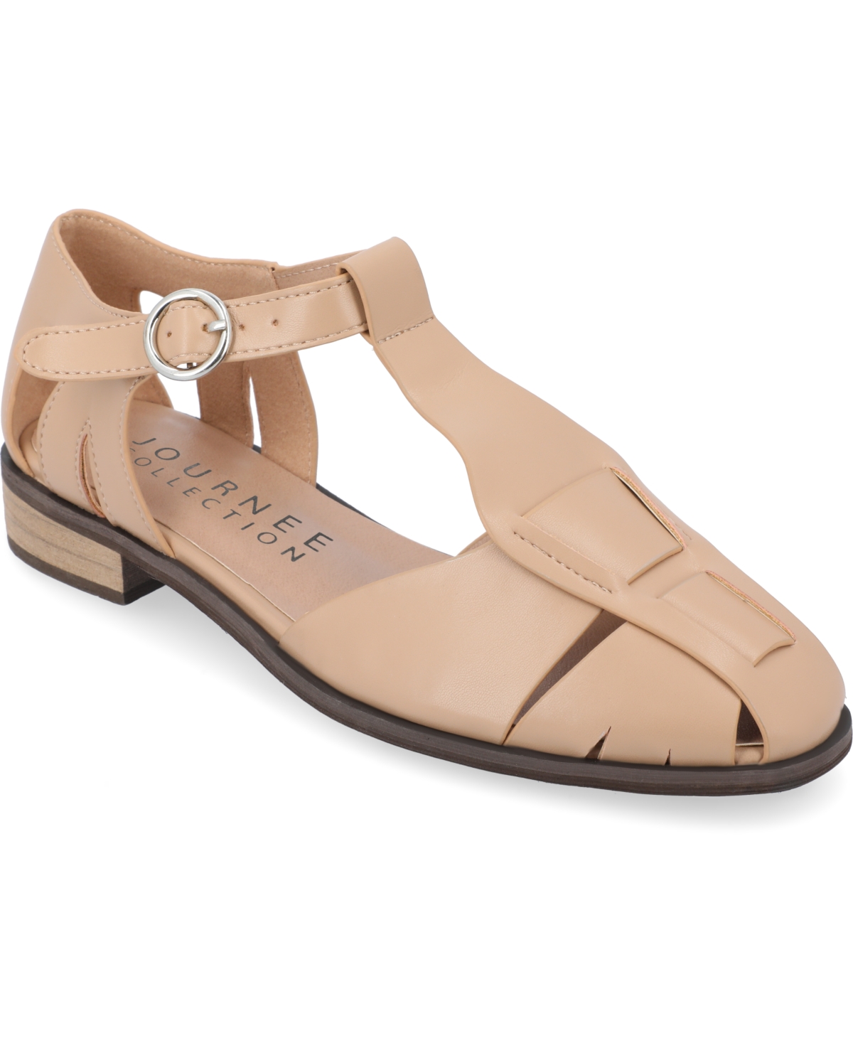 Journee Collection Women's Azzaria Flats In Tan