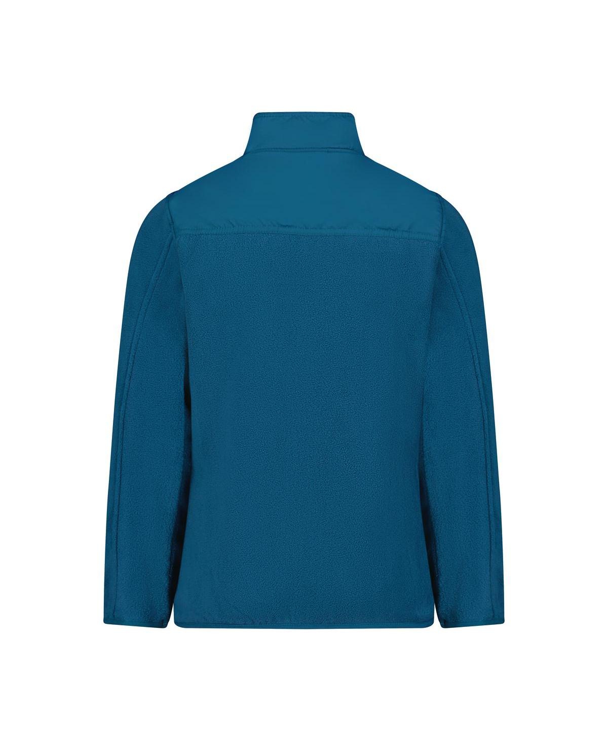 Dkny Girls Polar Fleece Zip-Up Jacket with High Collar