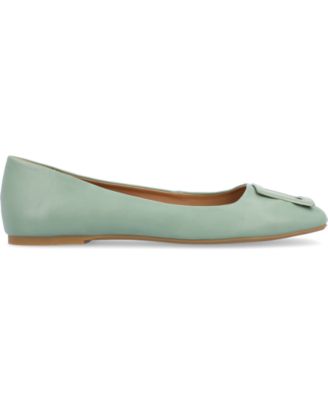 Women's Zimia Buckle Square Toe Ballet Flats