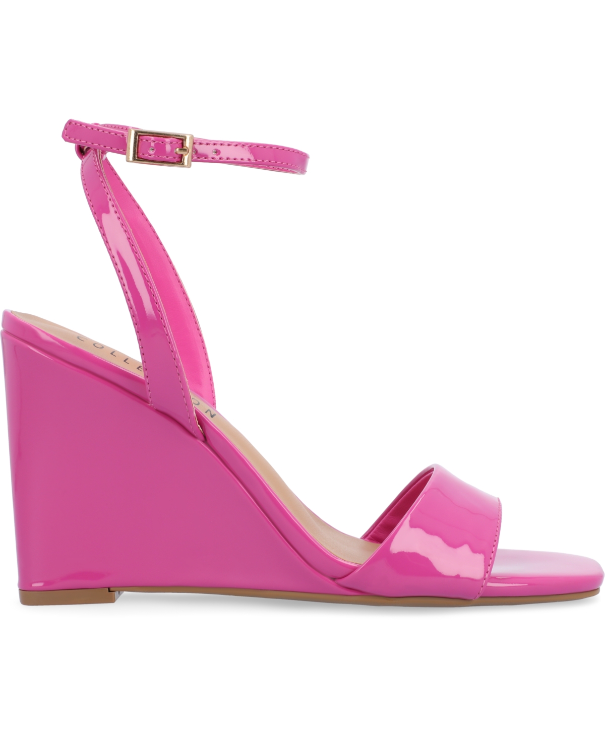 Journee Collection Women's Konna Ankle Strap Wedge Sandals