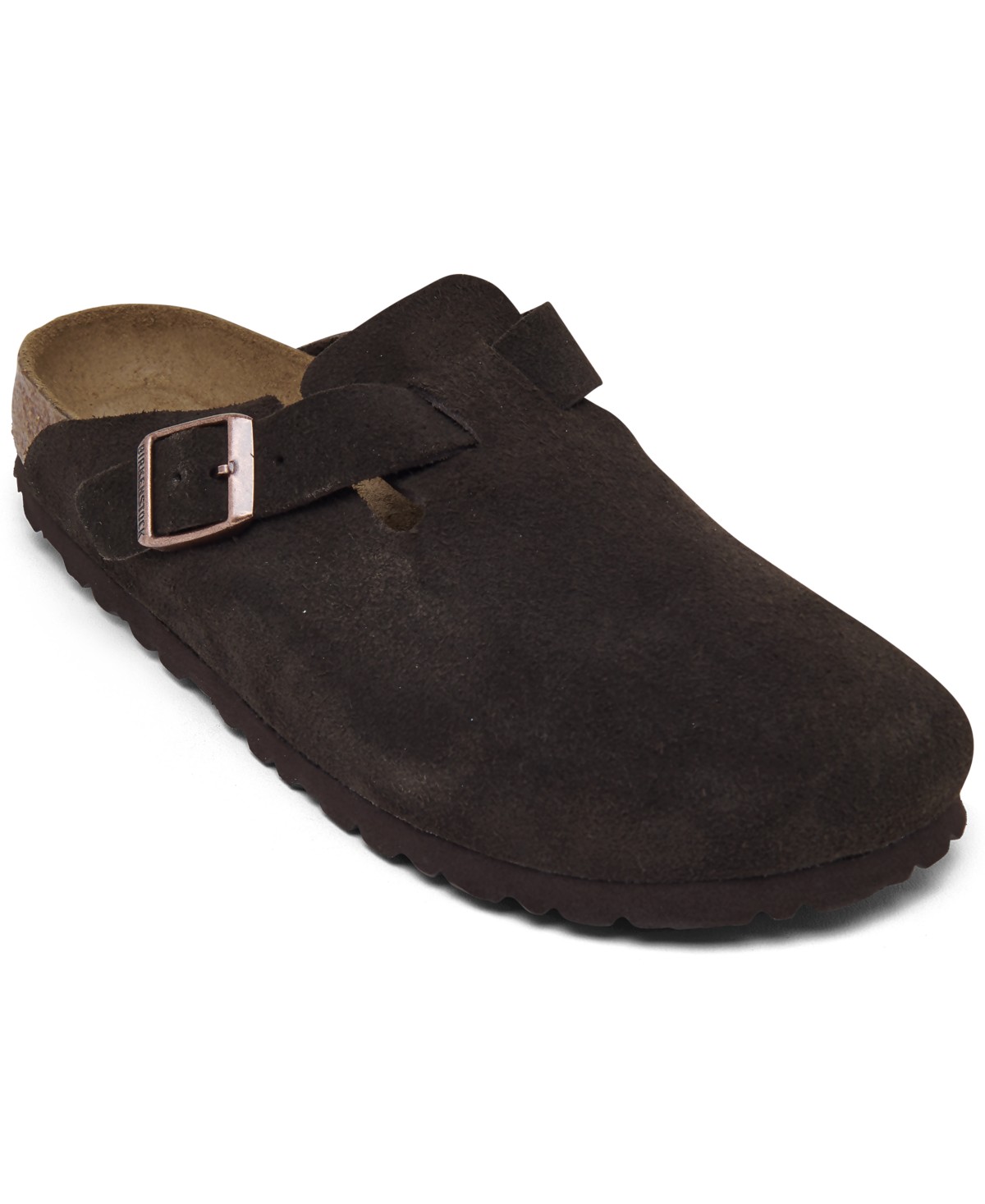 Женские Birkenstock Women's Boston Soft Footbed Suede Leather Clogs from Finish Line — фото 2
