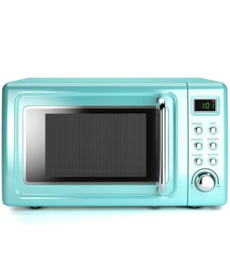 0.7Cu.ft 700W LED Retro Countertop Microwave Oven