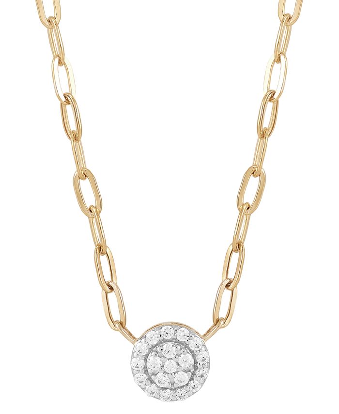 Macy's diamond station necklace new arrivals