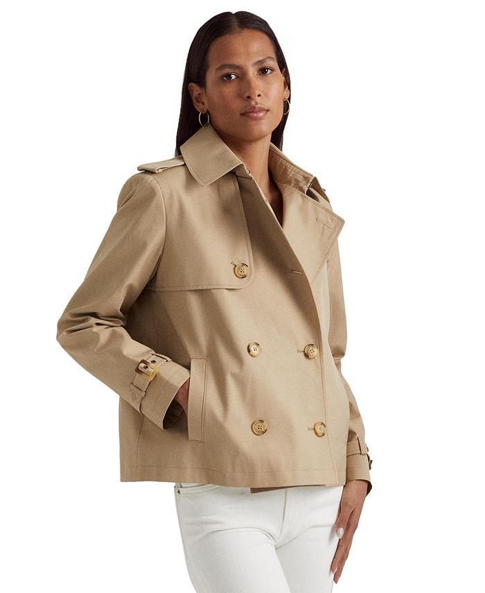 Lauren Ralph Lauren Women's Double-Breasted Trench Coat, Created for Macy's  & Reviews - Coats & Jackets - Women - Macy's