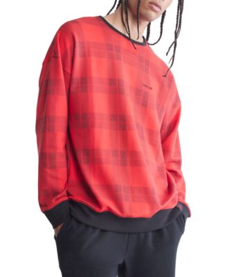 Calvin Klein - Men's Modern Holiday Lounge Plaid Sweatshirt