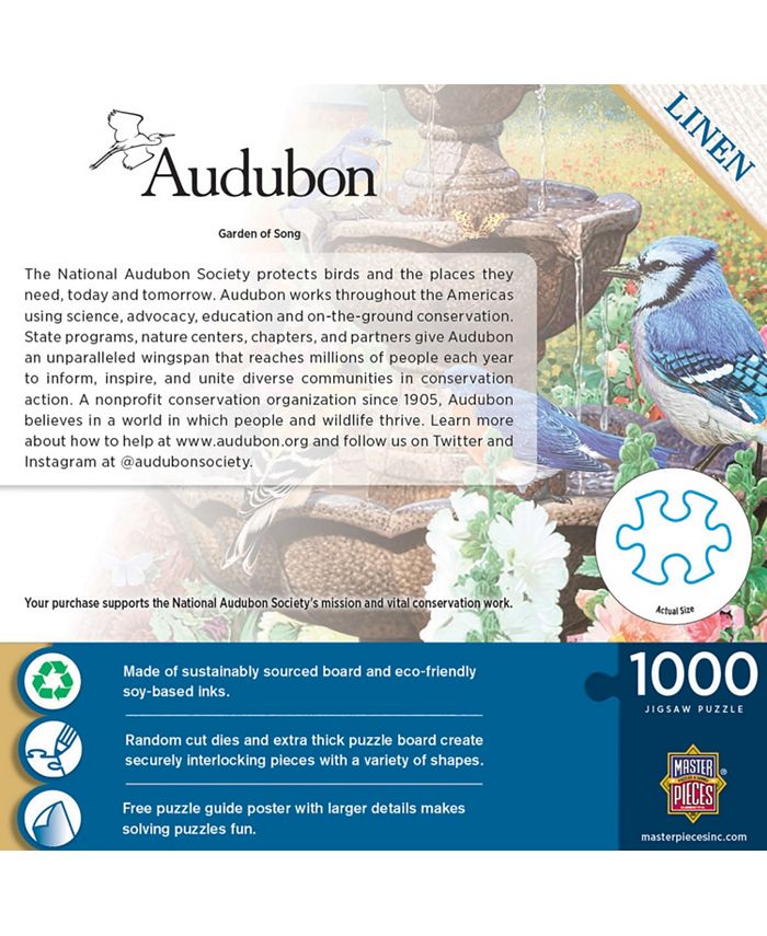 Qipexeii Master Pieces Audubon 1000-Teile-Puzzle – Vogel-Motiv, 70x50 Cm – Für Erwachsene & Kinder, Entspannend & Herausfordernd