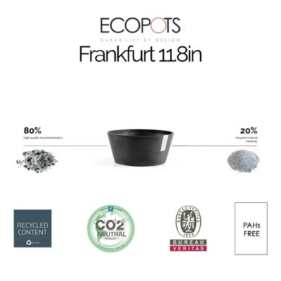 Modern Plastic Frankfurt Flower Pot Planter
