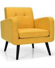 Yellow accent chairs for living 2025 room