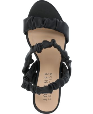 Women's Amaree Ruched Strap Dress Sandals