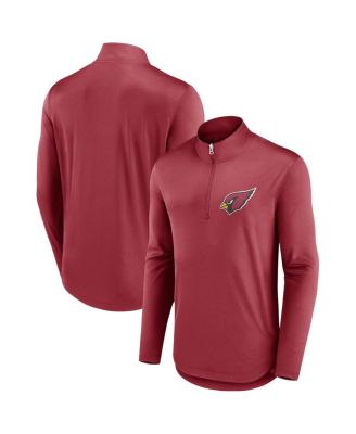 Men's Cardinal Arizona Cardinals Tough Minded Quarter-Zip Top