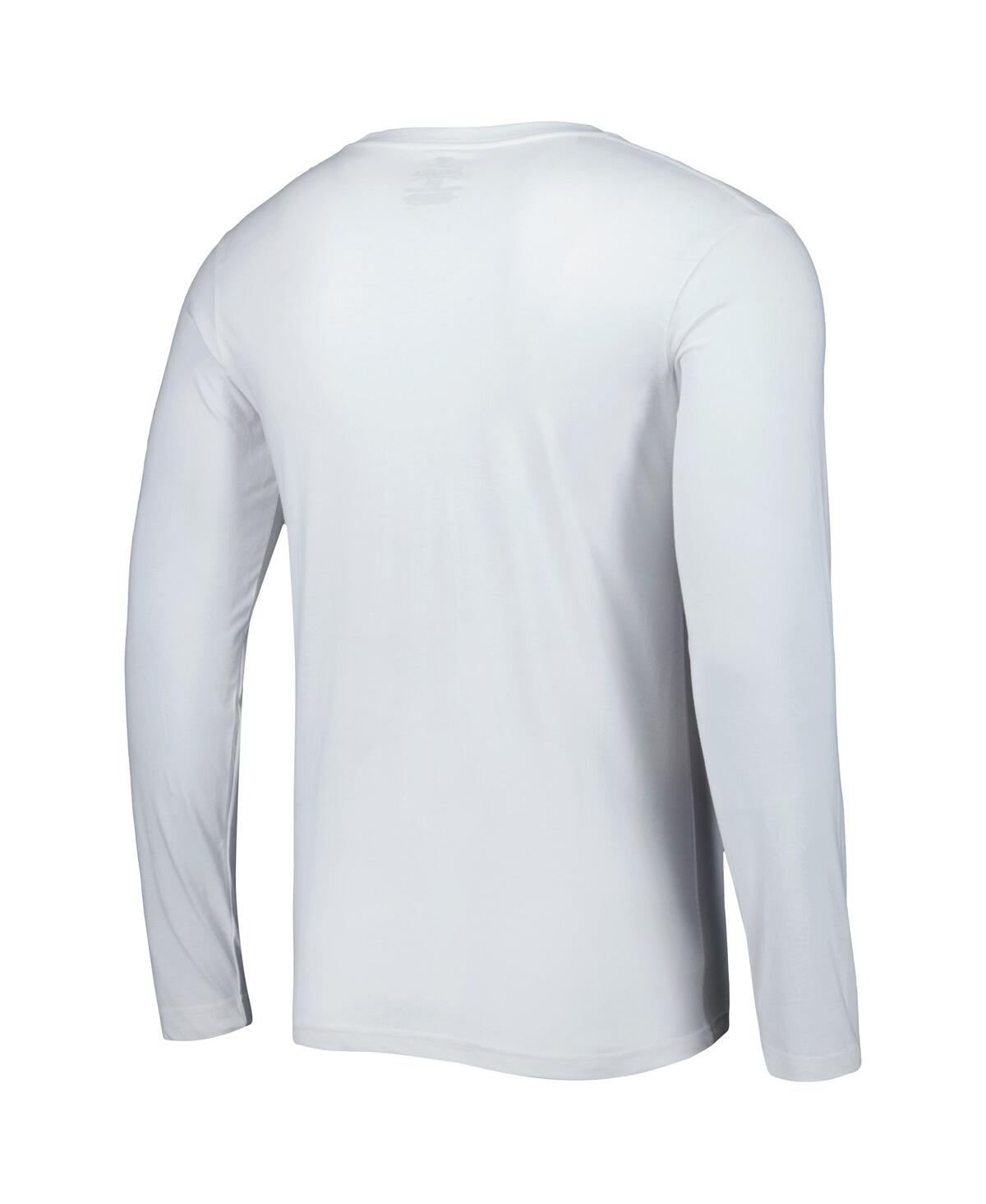 Fanatics Men's  White Philadelphia Phillies Press Box Long Sleeve T-shirt In White