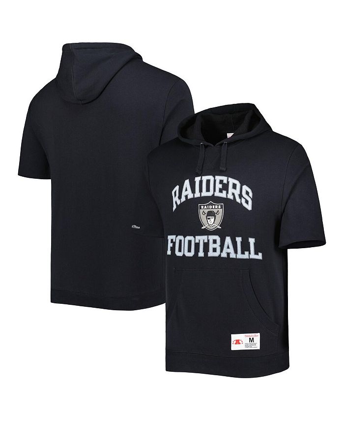 Raiders short sleeve hotsell hoodie