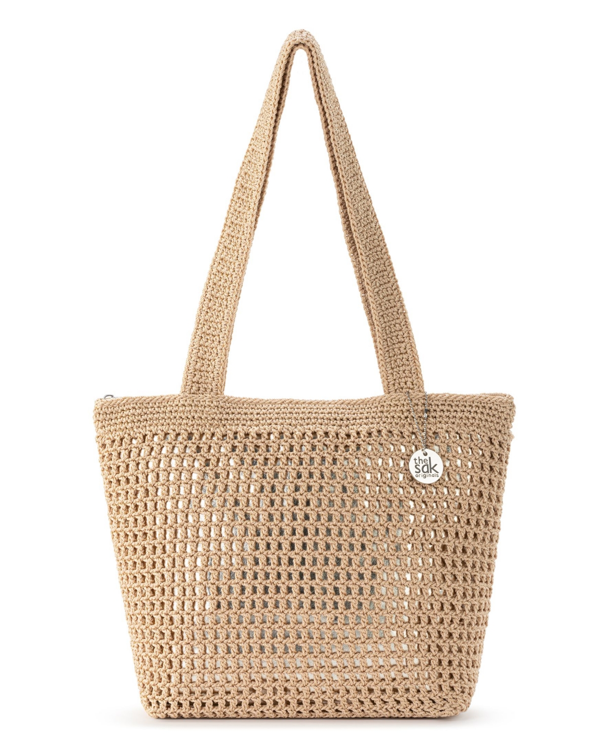 The Sak Women's Casual Classics Crochet Tote In Bamboo With Gold
