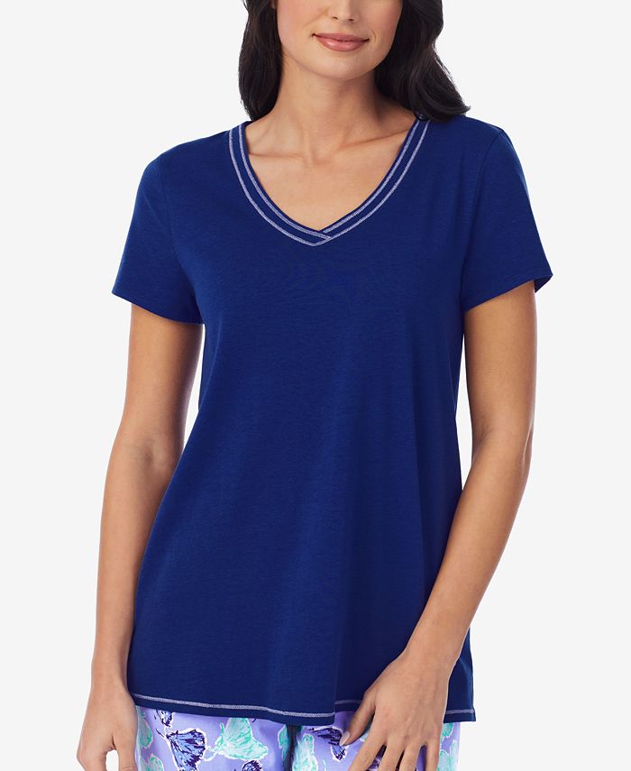 Cuddl Duds Women's ShortSleeve Printed Capri Pajamas Set Macy's