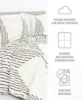 Ultra Soft Diamond Stripe 3-Pc. Comforter Set, King
