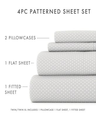 The Boho & Beyond Premium Ultra Soft Pattern 4-Pc. Sheet Set, California King