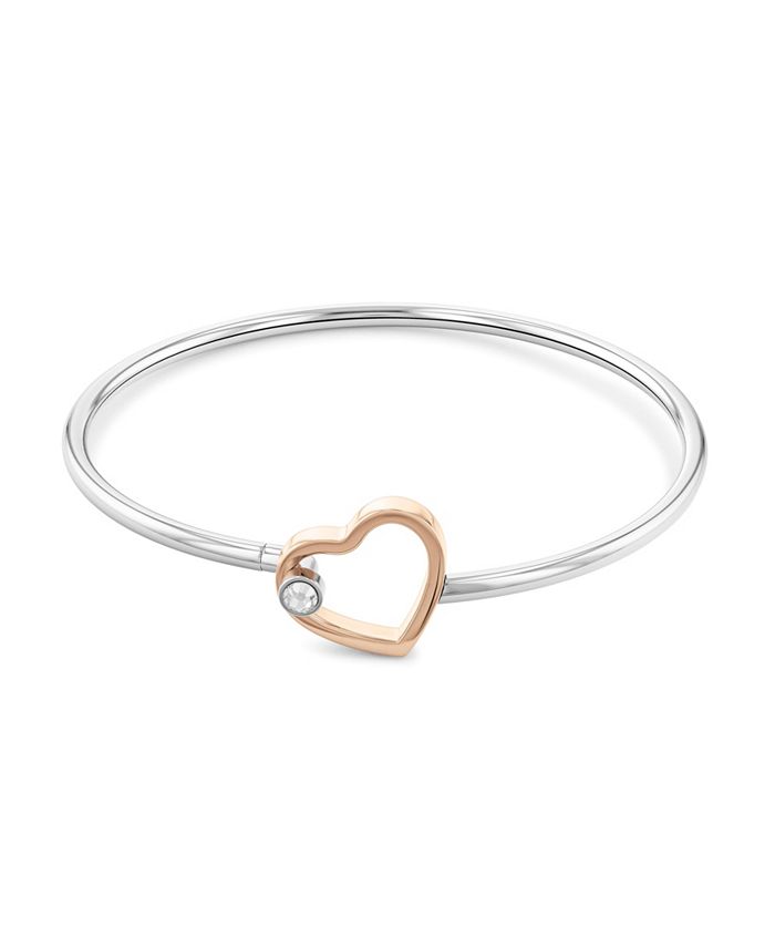 Tommy Hilfiger Open Heart Crystal Bangle Macy s