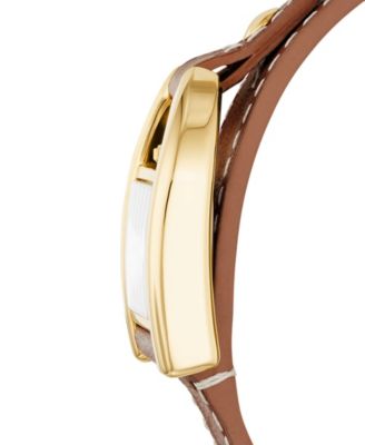 Women's Harwell Quartz Brown Leather Strap Watch, 28mm