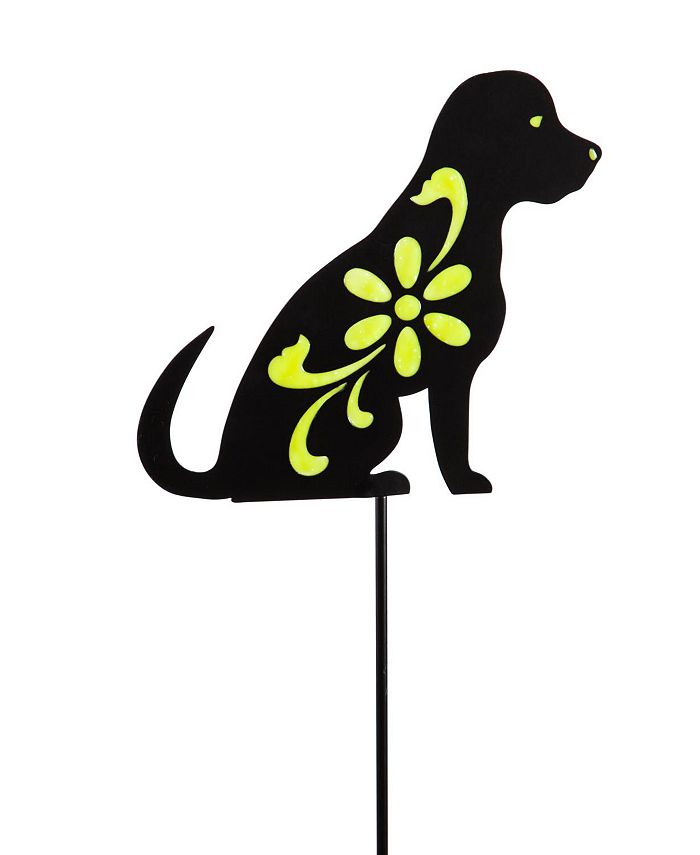 Evergreen 37" Glow in the Dark Dog Garden Stake Garden and Yard Decor