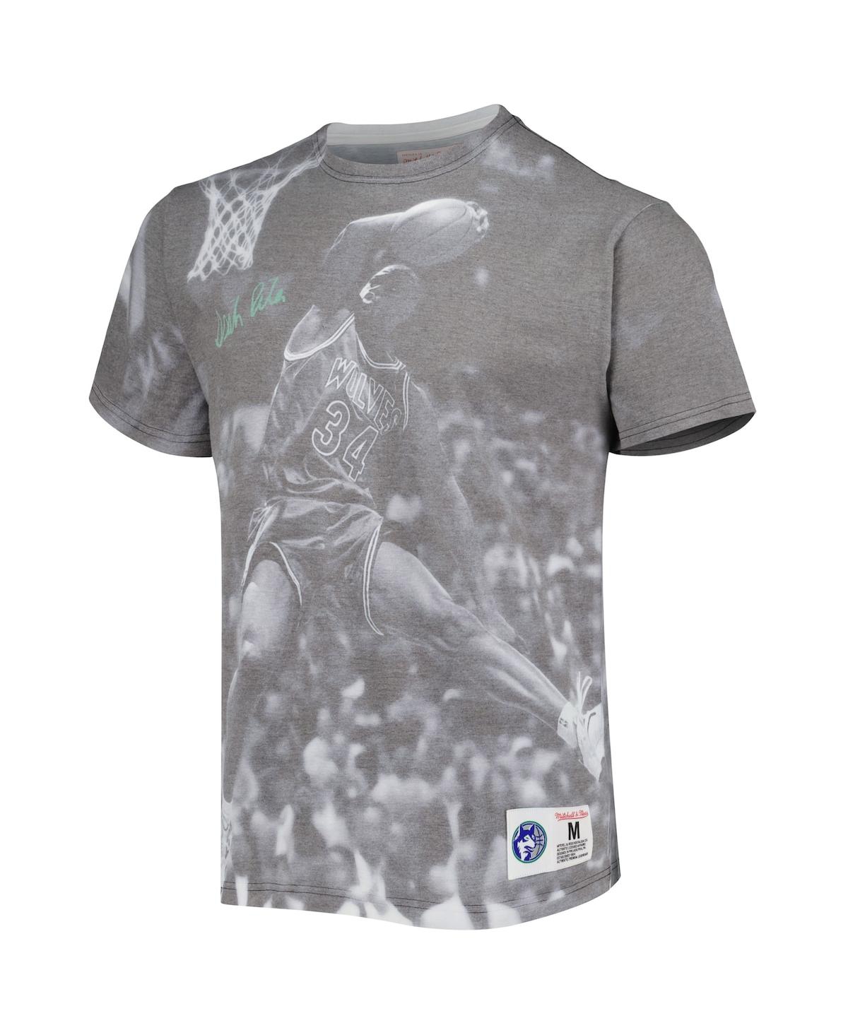 Mitchell & Ness Men's  Isaiah Rider Heather Gray Minnesota Timberwolves Above The Rim T-shirt In Heather Gray