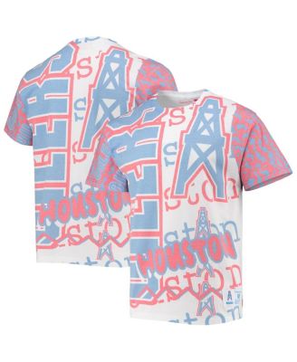 Men's White Houston Oilers Jumbotron 2.0 Sublimated T-shirt