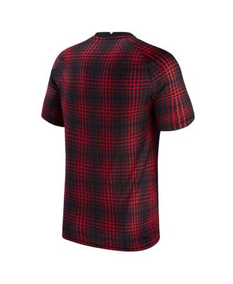 Men's Black Portland Thorns FC 2021/2022 Pre-Match Performance Top