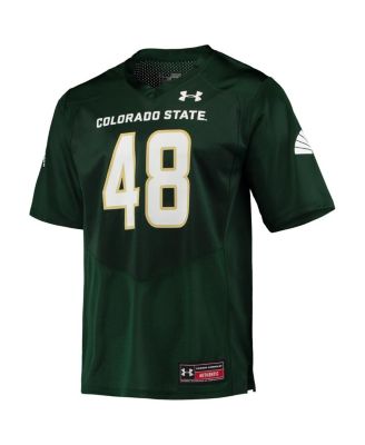 Men's #48 Green Colorado State Rams Replica Football Jersey