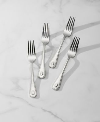 French Perle Dinner Forks, Set of 4