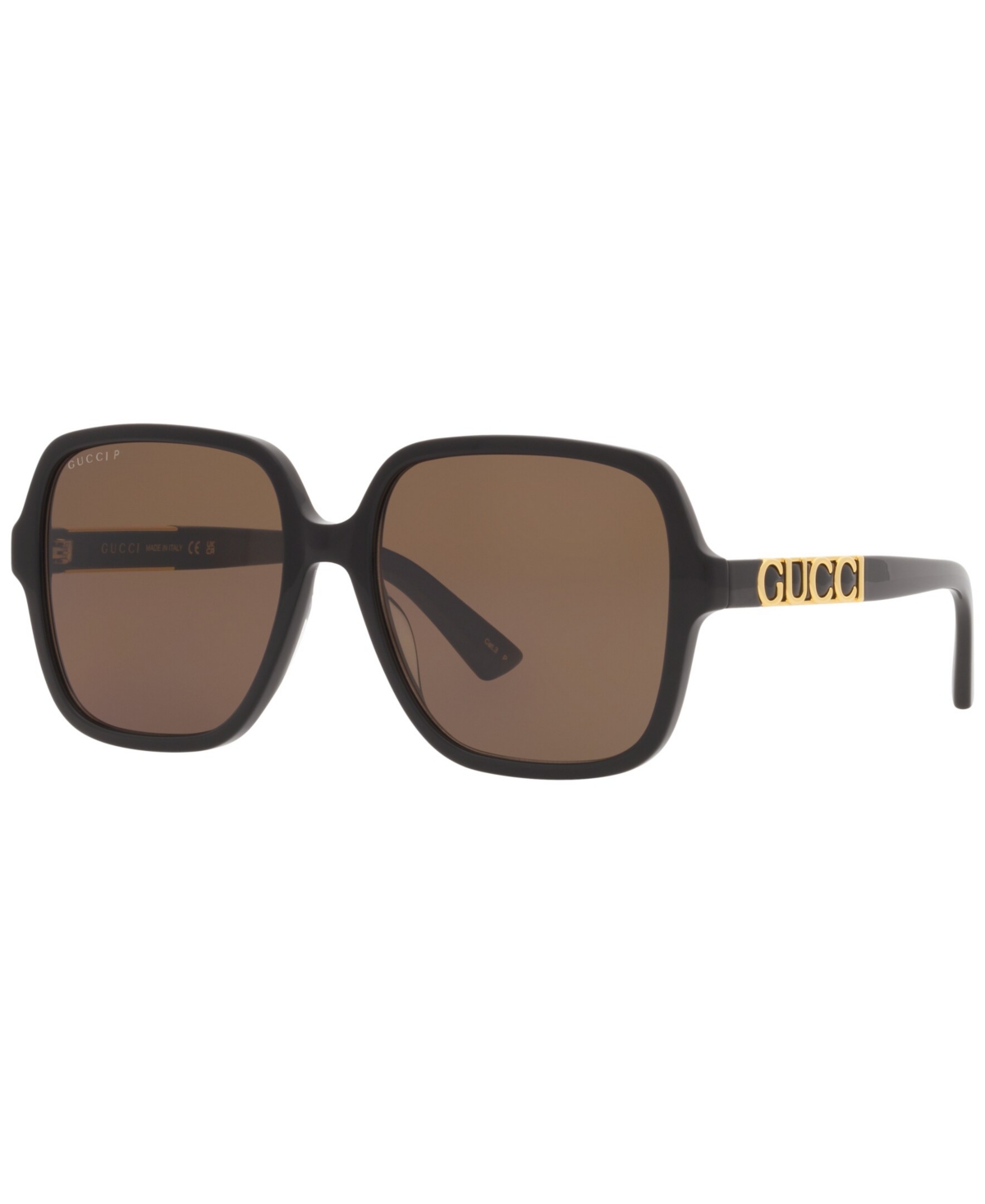 Gucci Unisex Polarized Sunglasses, Gg1189s In Silver-tone