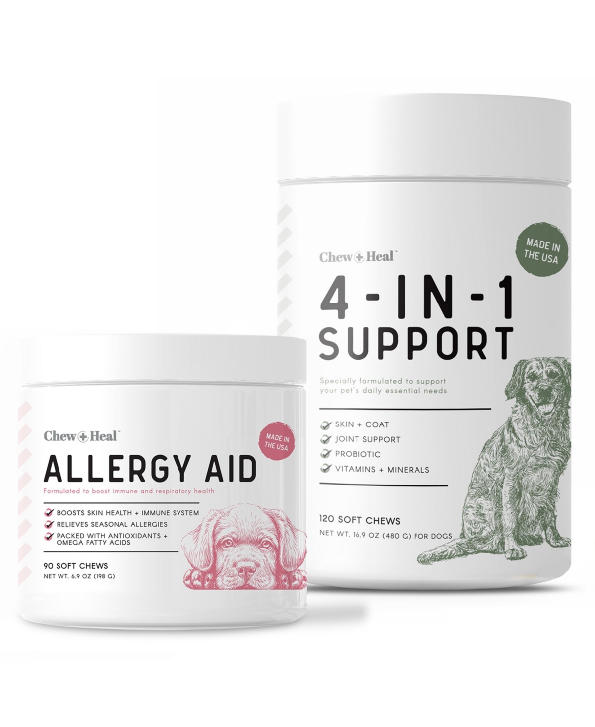 MaxProtect Allergy Aid with Antioxidants, Dog Supplement & Multivitamin - 210 Delicious Total Chews