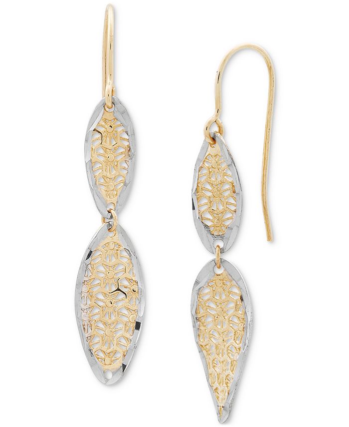 Macy's jewelry gold earrings best sale