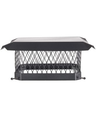 SC1313 Shelter Bolt On Single Flue Steel Chimney Cover, 13" x 13"