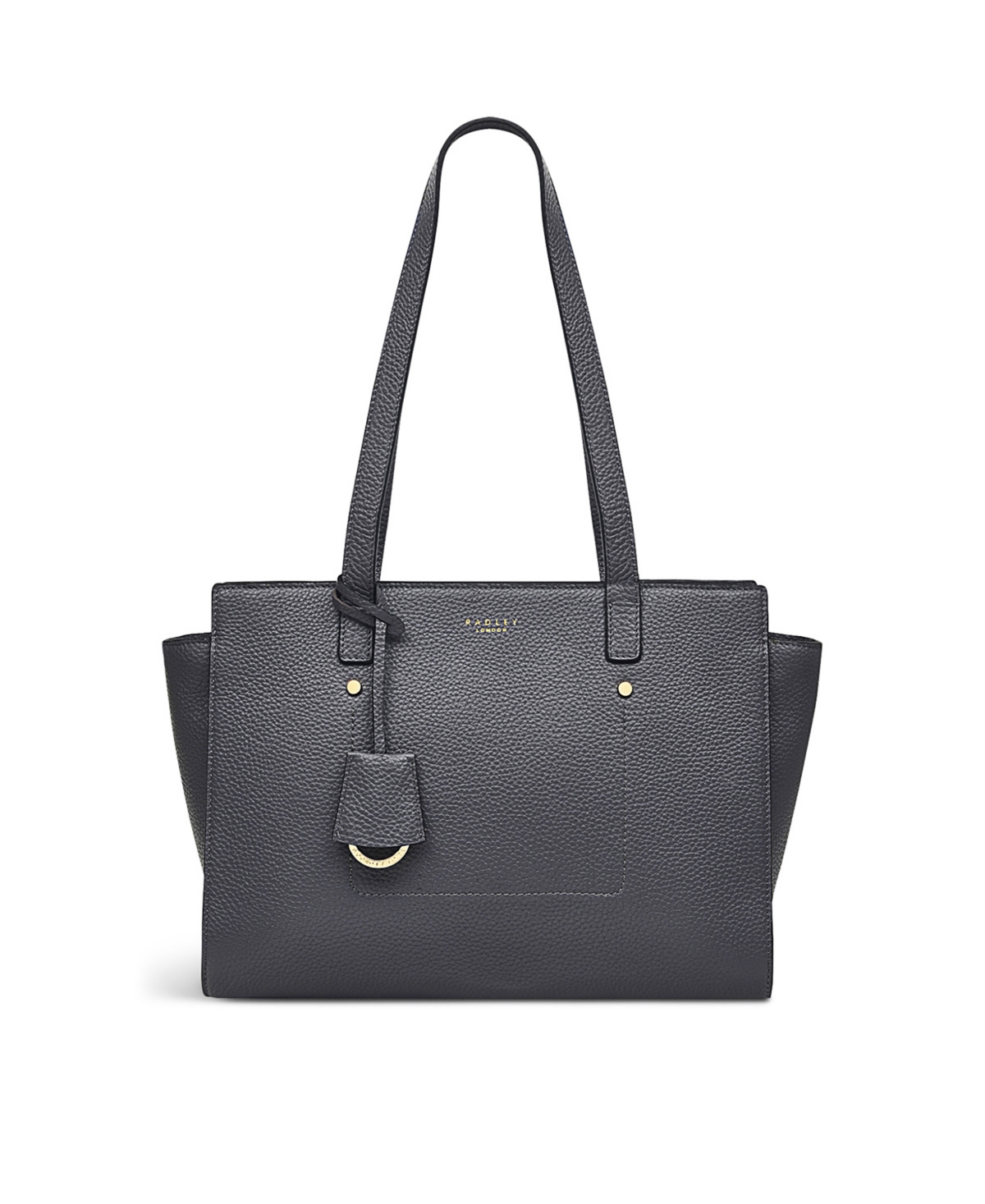 Buxton Avenue Medium Zip Top Shoulder Bag - Charcoal