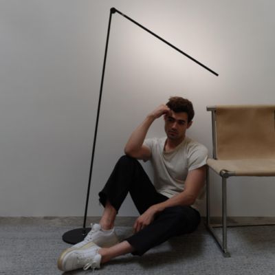 Libra Modern Minimalist LED Floor Lamp with Adjustable Color Temperature (54.5")