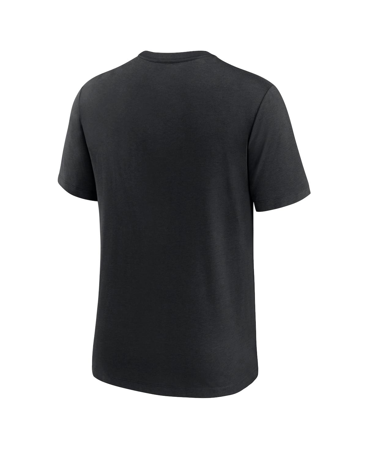 Men's NikeLas Vegas Raiders Rewind Playback Logo Tri-Blend T-shirt - Black