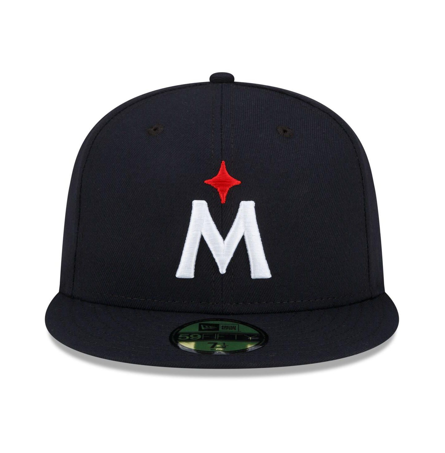 Мужская кепка New Era Navy Minnesota Twins 2023 Authentic Collection Road 59FIFTY Fitted Hat — фото 4