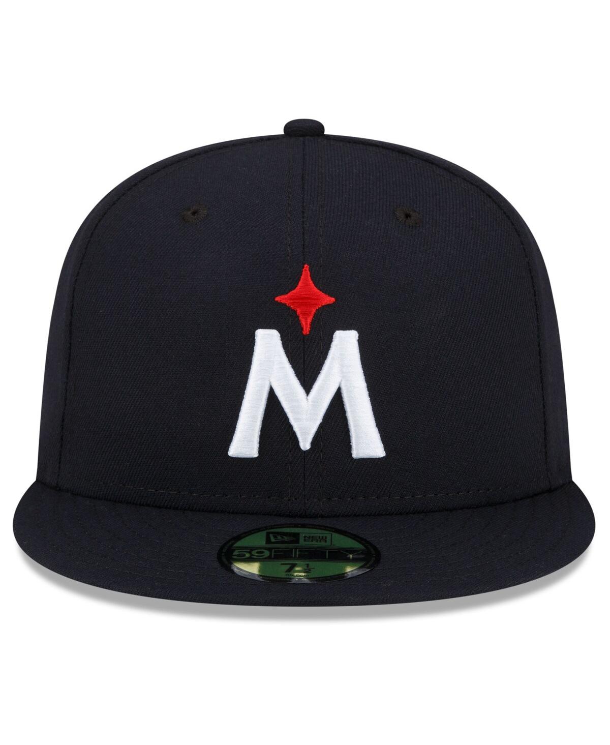 NEW ERA MEN'S NEW ERA NAVY MINNESOTA TWINS 2023 AUTHENTIC COLLECTION ROAD 59FIFTY FITTED HAT 
