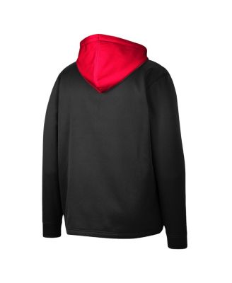 Men's Black Utah Utes Luge 3.0 Quarter-Zip Hoodie