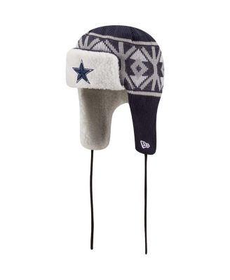 Men s New Era Navy Dallas Cowboys Knit Trapper Hat Macy s