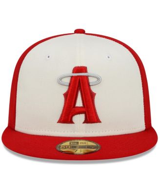 Men's Red Los Angeles Angels City Connect 59FIFTY Fitted Hat