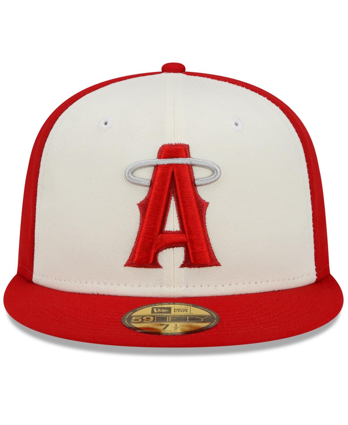 Shop New Era Men's  Red Los Angeles Angels City Connect 59fifty Fitted Hat