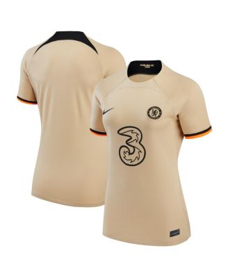 Women s Nike Gold Chelsea 2022 23 Third Replica Jersey Macy s