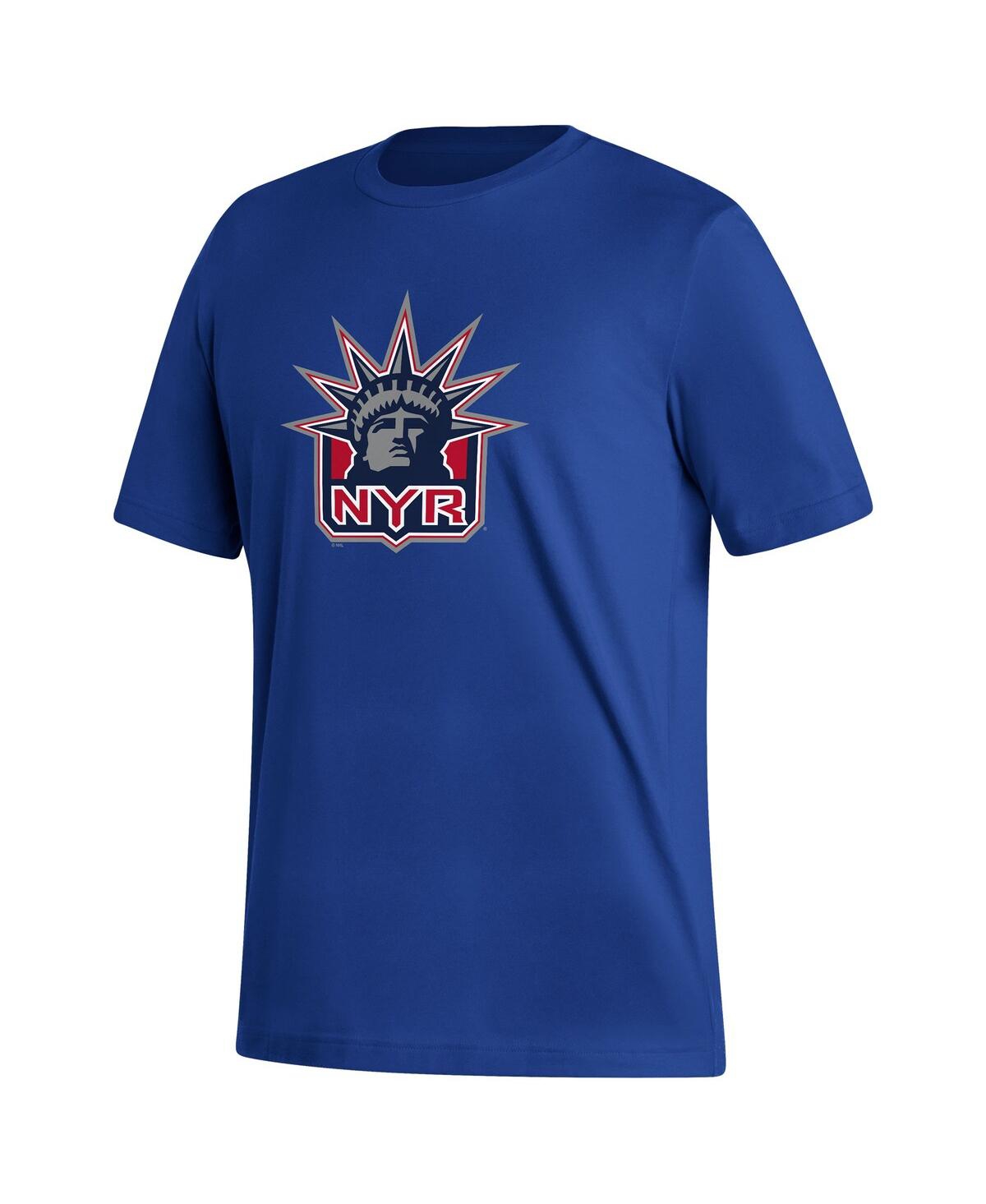 Men's adidas Artemi PanarNew York Rangers Reverse Retro 2.0 Name and Number T-shirt - Royal